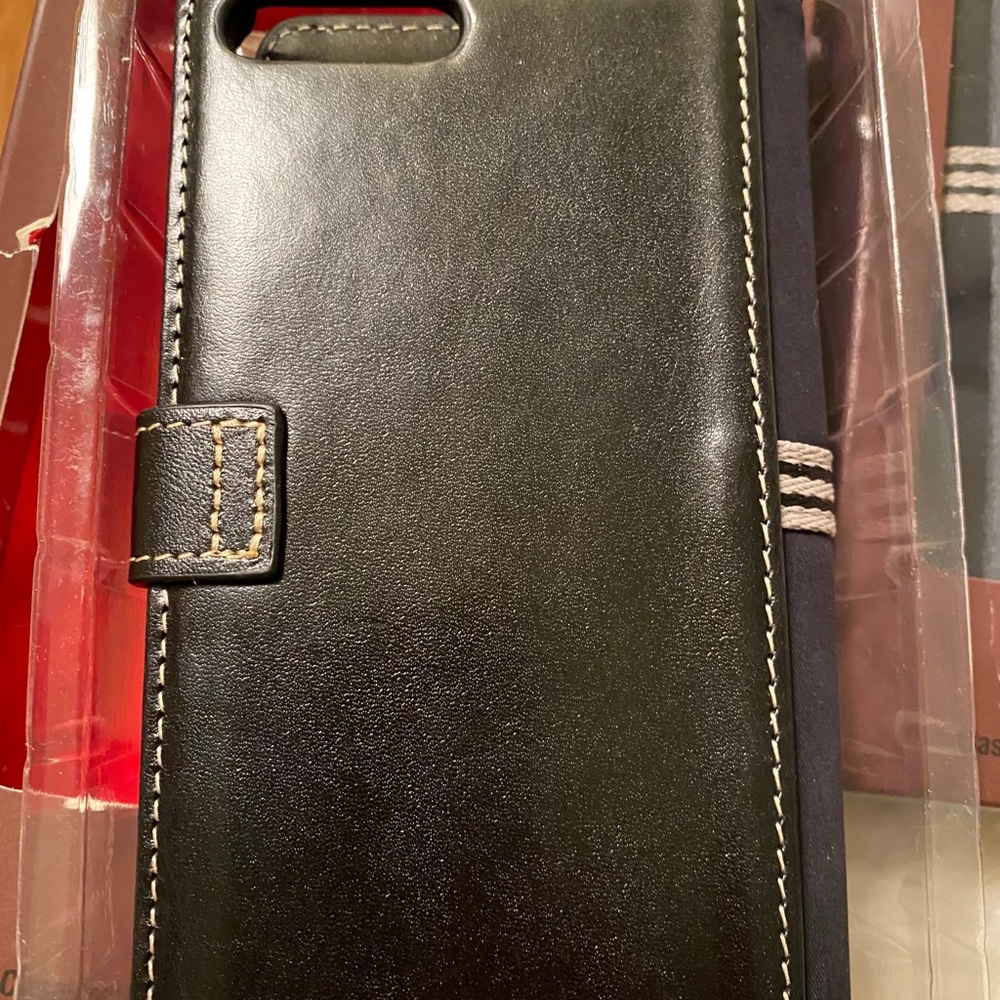 Canvas & leather Iphone case for 6s/ 7&8 plus - Picture 4 of 6